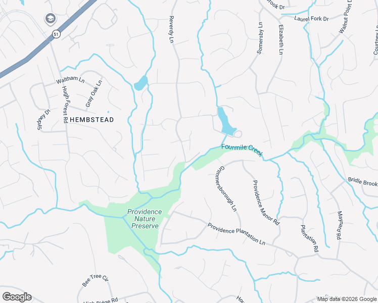 map of restaurants, bars, coffee shops, grocery stores, and more near 1621 Reverdy Lane in Matthews