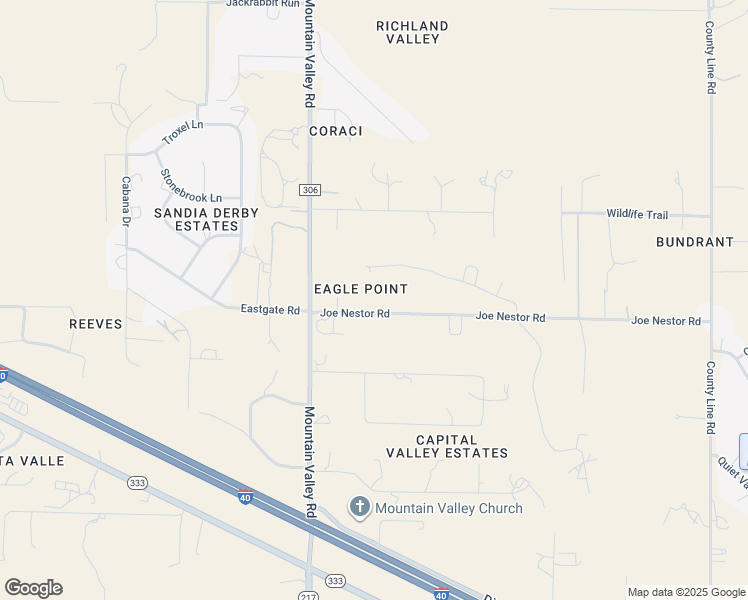 map of restaurants, bars, coffee shops, grocery stores, and more near 17 Joe Nestor Road in Edgewood