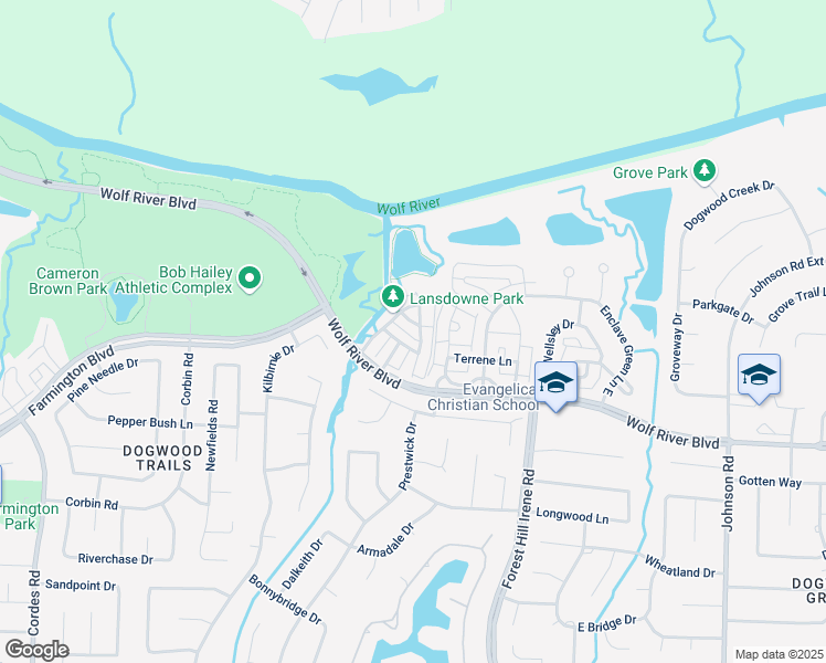 map of restaurants, bars, coffee shops, grocery stores, and more near 8997 Acorn Landing Drive in Germantown