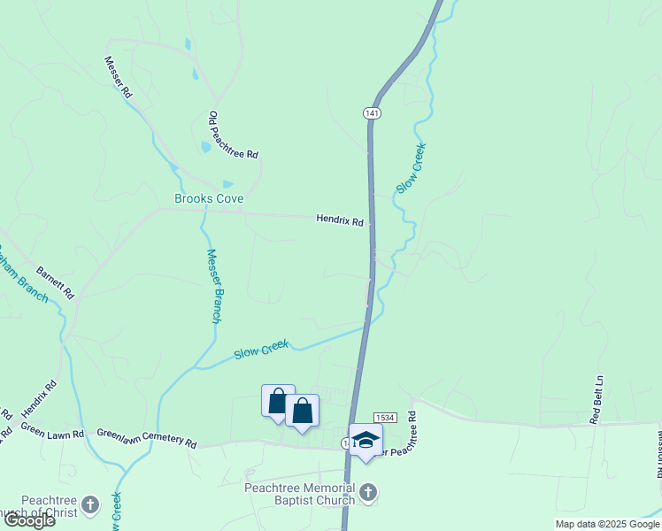 map of restaurants, bars, coffee shops, grocery stores, and more near 138 Royal Oaks Lane in Marble