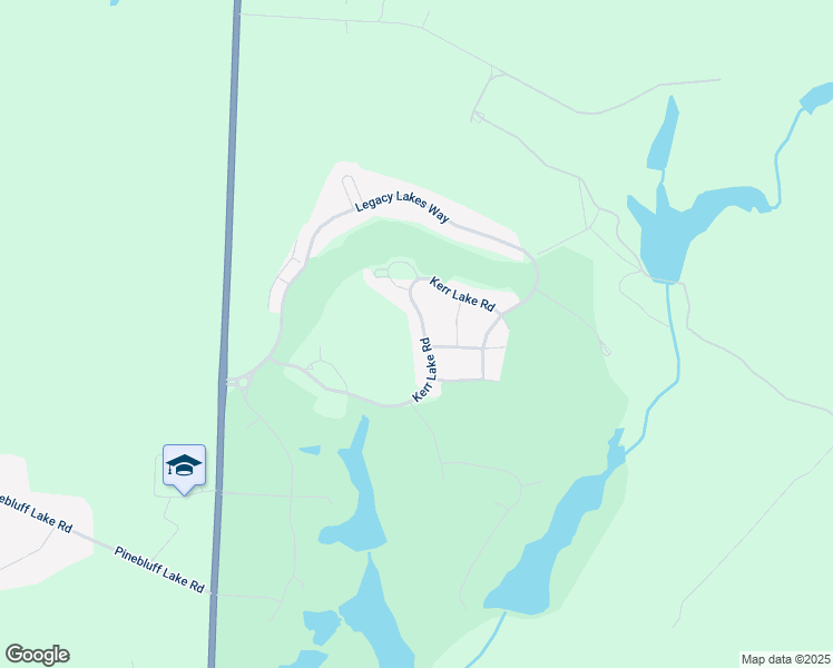 map of restaurants, bars, coffee shops, grocery stores, and more near 379 Kerr Lake Road in Aberdeen
