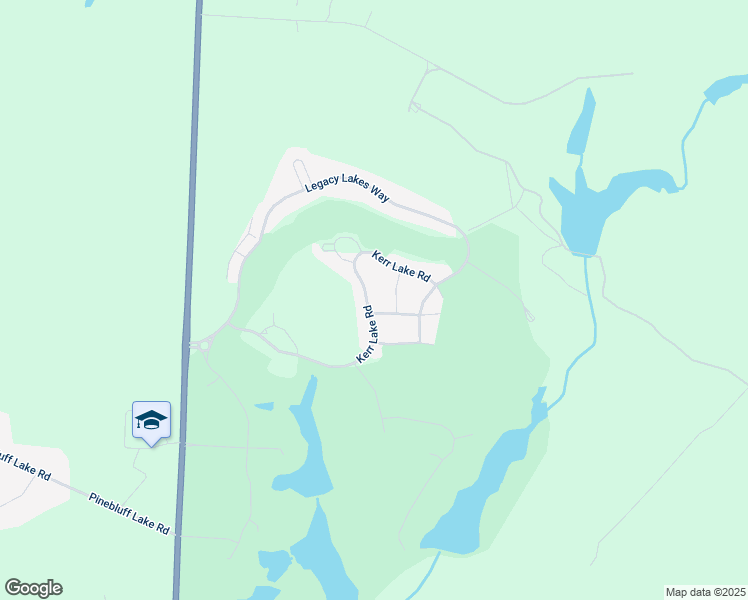 map of restaurants, bars, coffee shops, grocery stores, and more near 380 Kerr Lake Road in Aberdeen