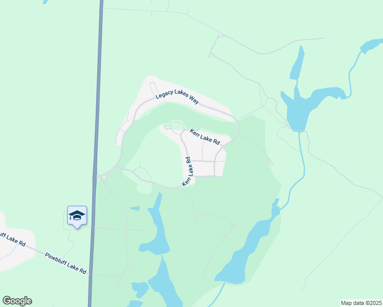 map of restaurants, bars, coffee shops, grocery stores, and more near 380 Kerr Lake Road in Aberdeen