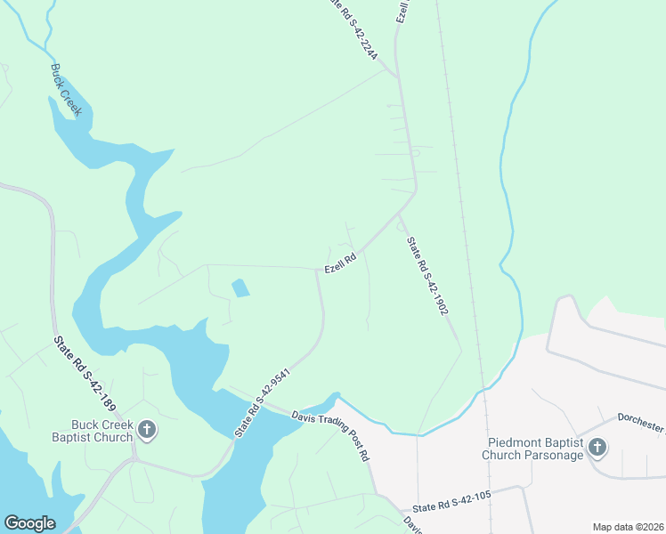 map of restaurants, bars, coffee shops, grocery stores, and more near 1736 Ezell Road in Chesnee
