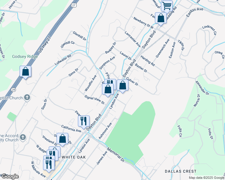 map of restaurants, bars, coffee shops, grocery stores, and more near 109 P'Poole Avenue in Red Bank