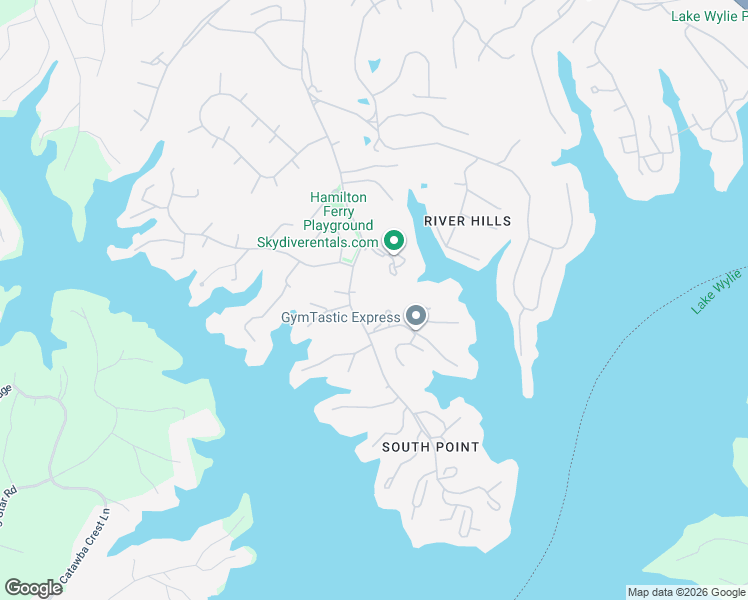 map of restaurants, bars, coffee shops, grocery stores, and more near 136 Pine Grove Circle in Lake Wylie