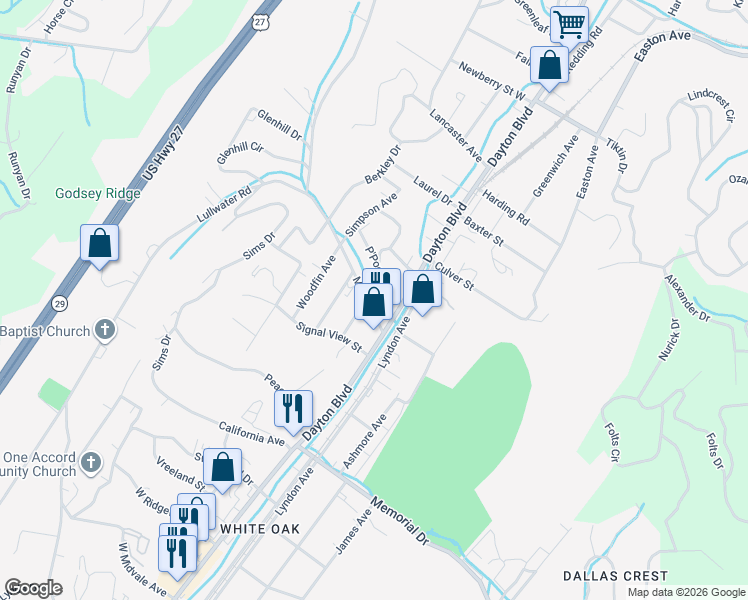 map of restaurants, bars, coffee shops, grocery stores, and more near 109 P'Poole Avenue in Red Bank