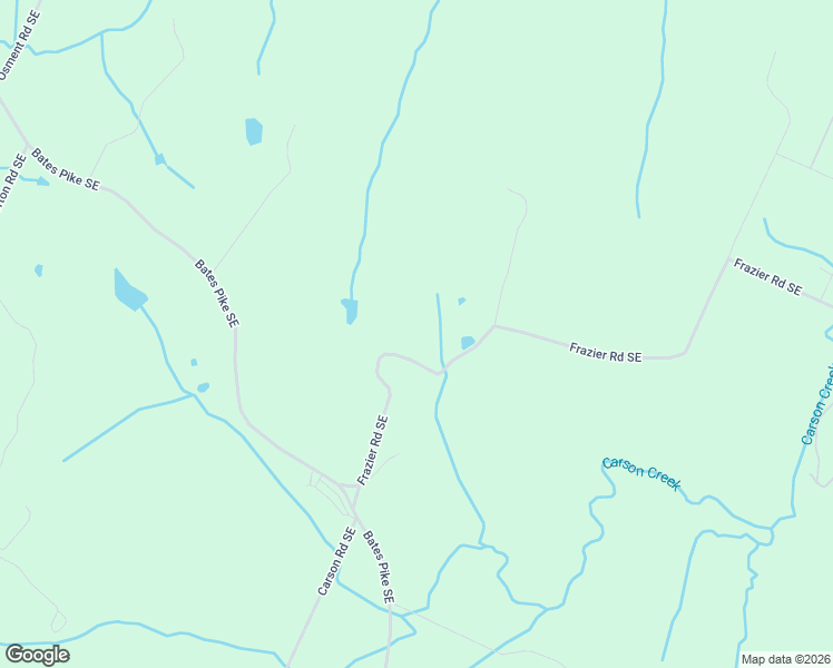 map of restaurants, bars, coffee shops, grocery stores, and more near 303 Frazier Rd SE in Bradley