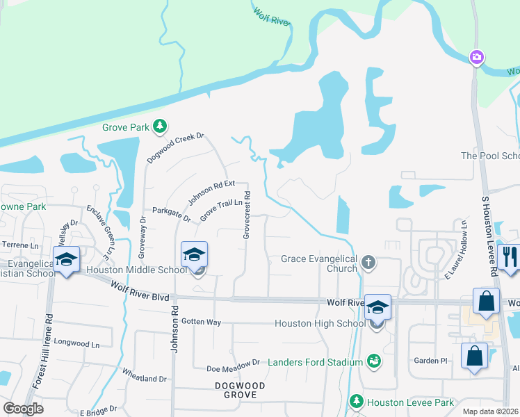 map of restaurants, bars, coffee shops, grocery stores, and more near 9540 Hedgeview Lane in Germantown