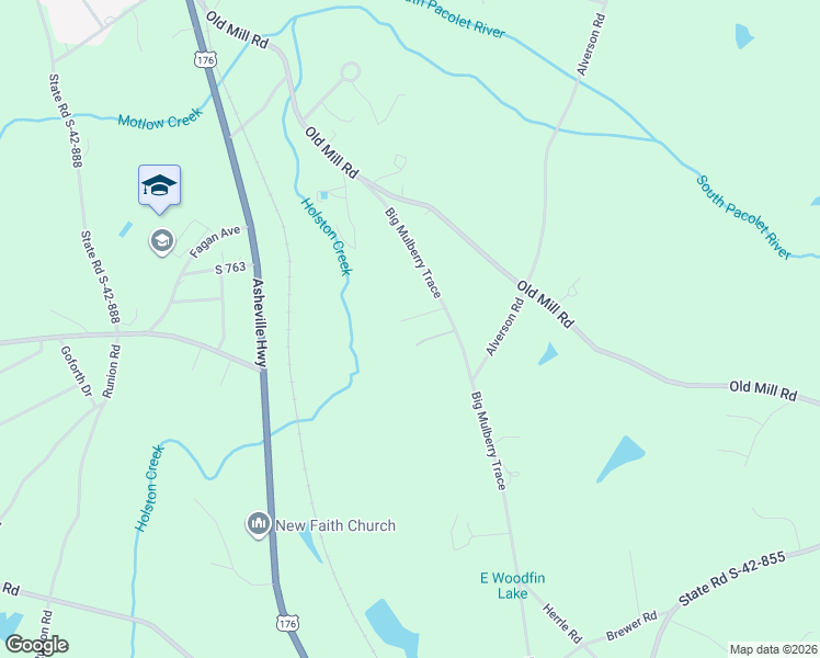 map of restaurants, bars, coffee shops, grocery stores, and more near 116 Pine Needle Drive in Campobello