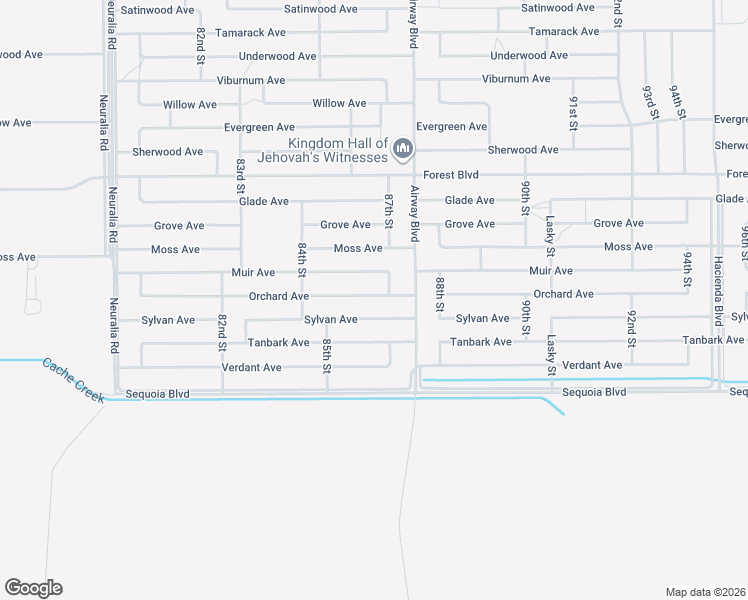 map of restaurants, bars, coffee shops, grocery stores, and more near in California City