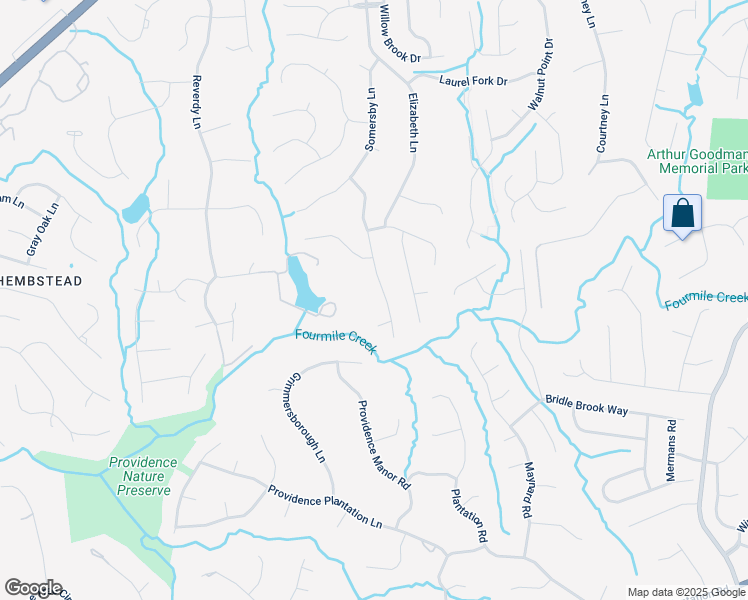 map of restaurants, bars, coffee shops, grocery stores, and more near 808 Stanhope Lane in Matthews