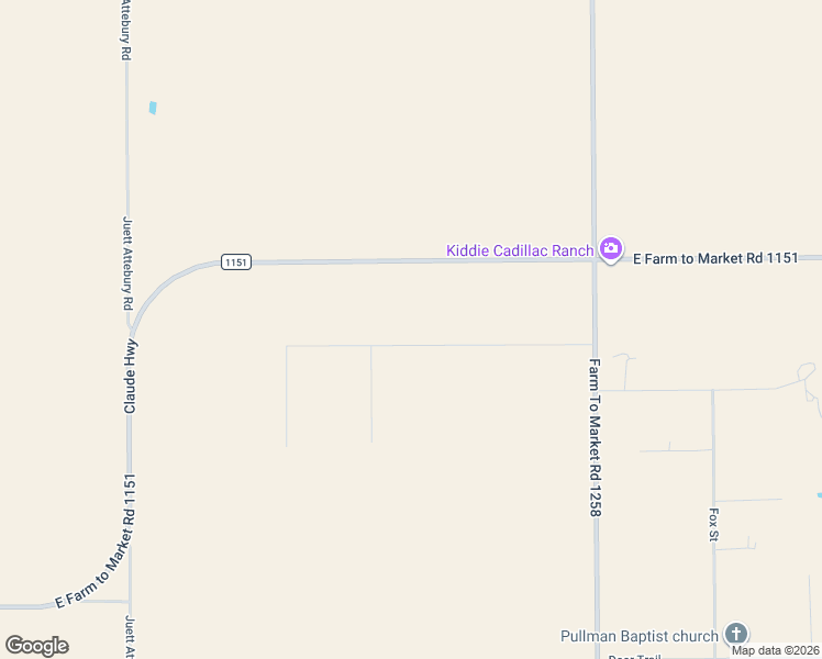 map of restaurants, bars, coffee shops, grocery stores, and more near East Farm to Market Road 1151 in Amarillo