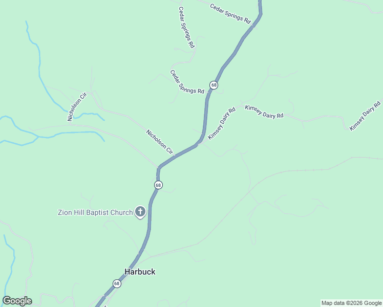 map of restaurants, bars, coffee shops, grocery stores, and more near 3754 Tennessee 68 in Turtletown