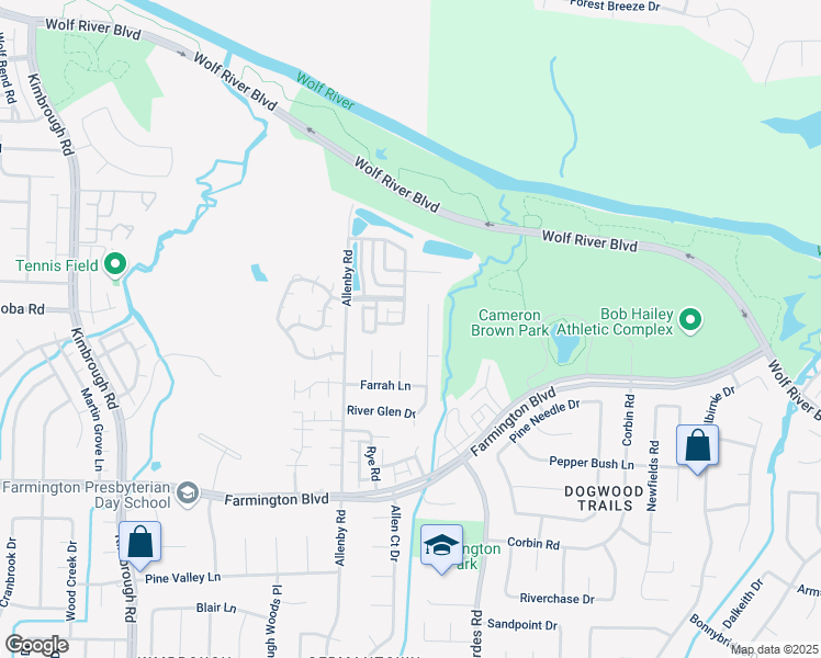 map of restaurants, bars, coffee shops, grocery stores, and more near 1762 Lindell Cove in Germantown