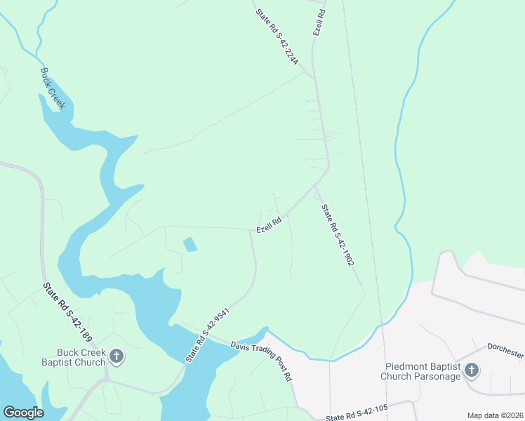 map of restaurants, bars, coffee shops, grocery stores, and more near 1736 Ezell Road in Chesnee