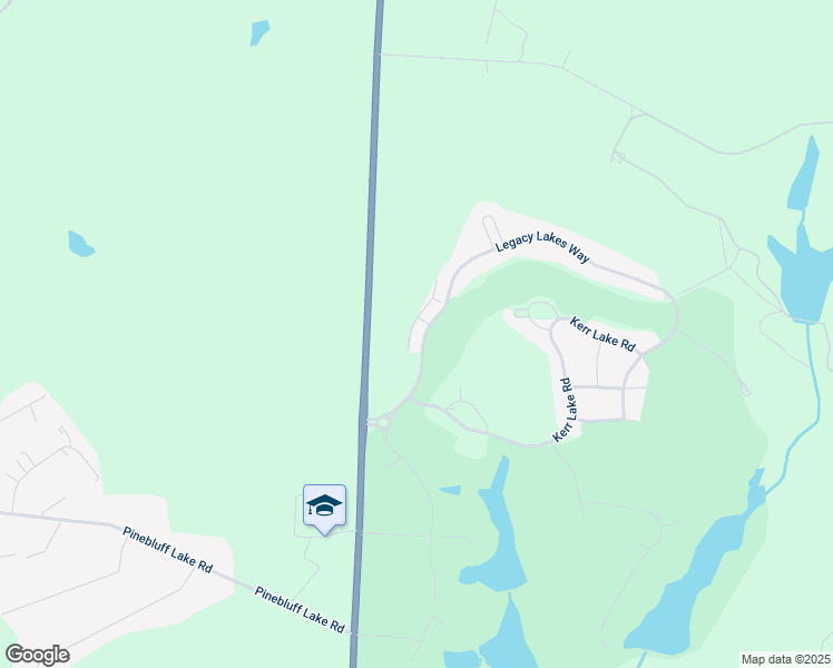 map of restaurants, bars, coffee shops, grocery stores, and more near 241 Legacy Lakes Way in Aberdeen