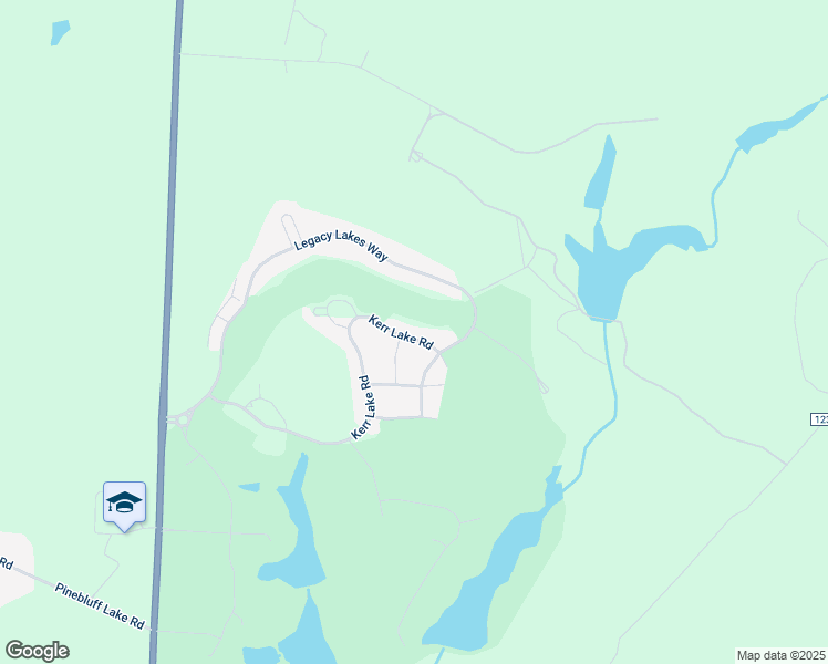 map of restaurants, bars, coffee shops, grocery stores, and more near 503 Kerr Lake Road in Aberdeen