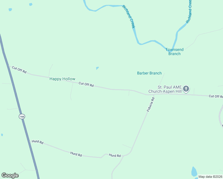 map of restaurants, bars, coffee shops, grocery stores, and more near Cut Off Road in Pulaski