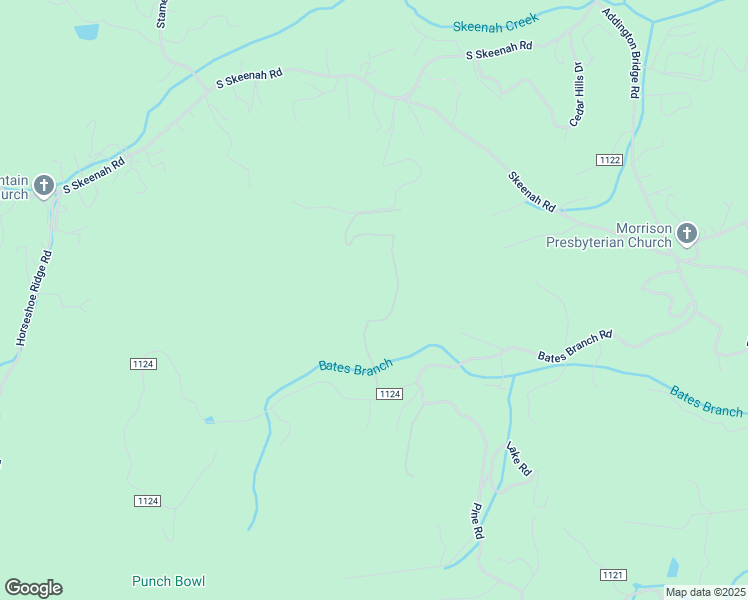 map of restaurants, bars, coffee shops, grocery stores, and more near 222 Sunny Lane in Franklin