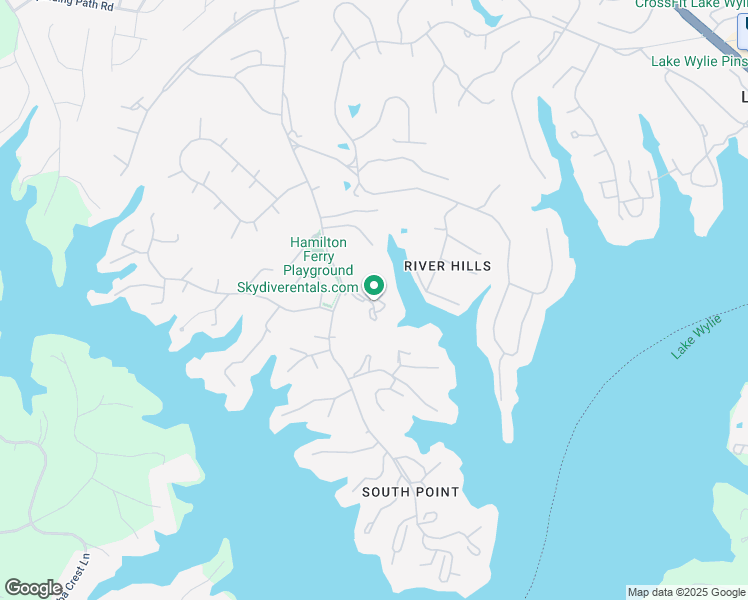 map of restaurants, bars, coffee shops, grocery stores, and more near 74 Ridgeport Road in Lake Wylie