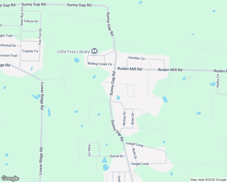map of restaurants, bars, coffee shops, grocery stores, and more near 108 Sunny Gap Road in Conway