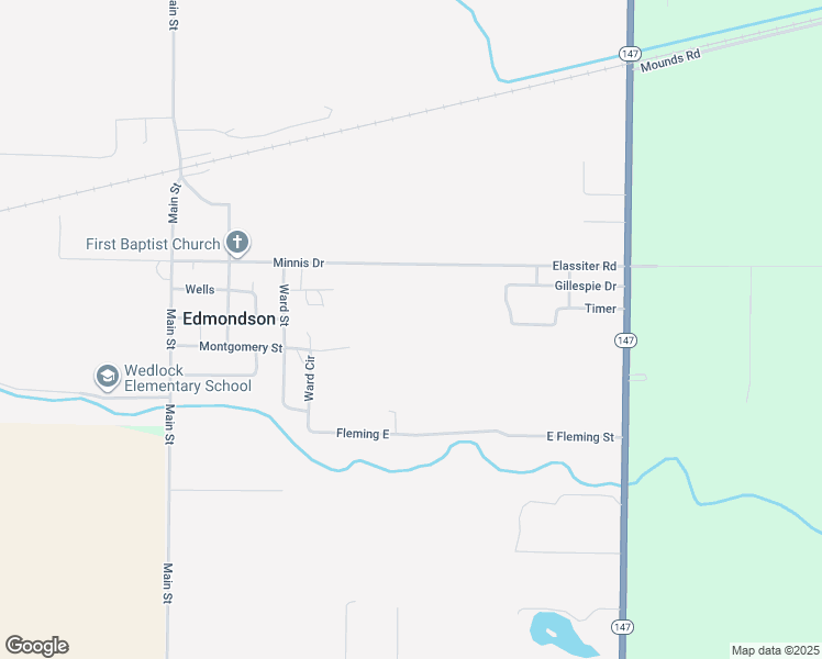 map of restaurants, bars, coffee shops, grocery stores, and more near in Edmondson