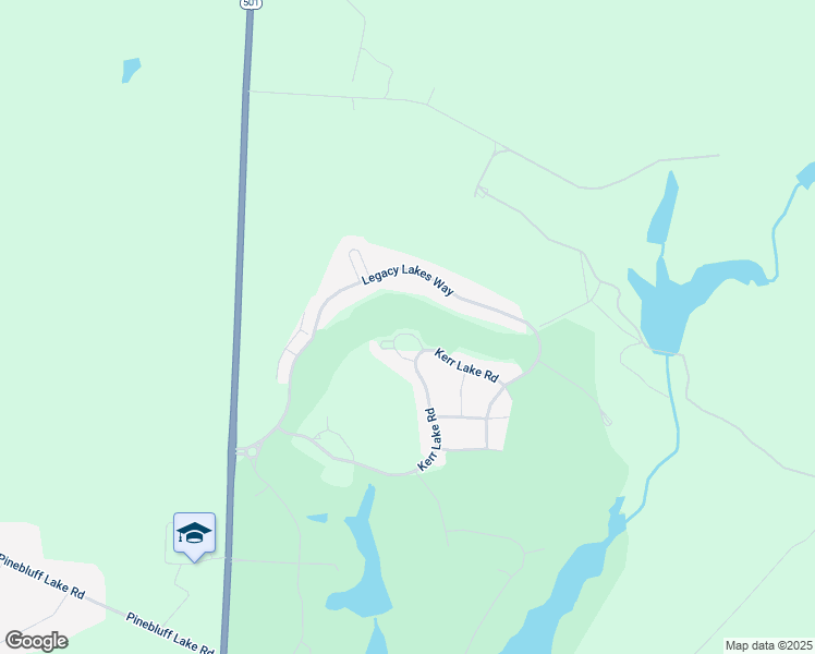 map of restaurants, bars, coffee shops, grocery stores, and more near 145 Keowee Circle in Aberdeen