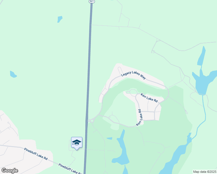 map of restaurants, bars, coffee shops, grocery stores, and more near 261 Legacy Lakes Way in Aberdeen