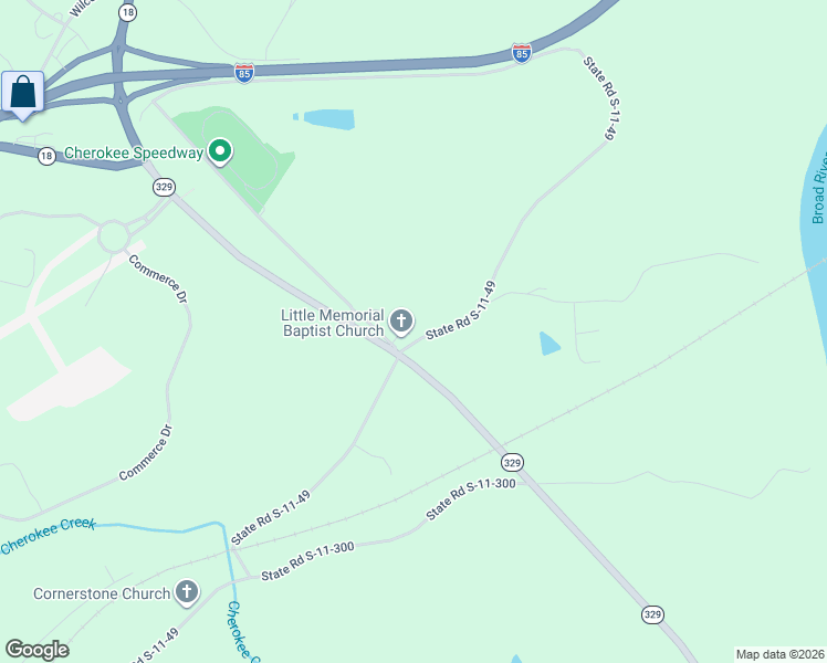 map of restaurants, bars, coffee shops, grocery stores, and more near 324 Gaffney Ferry Road in Gaffney