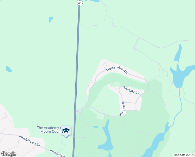 map of restaurants, bars, coffee shops, grocery stores, and more near 290 Legacy Lakes Way in Aberdeen