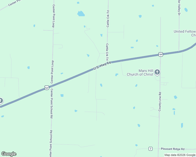 map of restaurants, bars, coffee shops, grocery stores, and more near 9 Deerfield Road in Vilonia