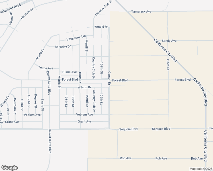 map of restaurants, bars, coffee shops, grocery stores, and more near in California City