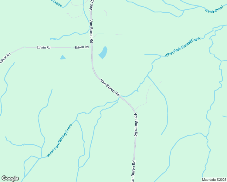 map of restaurants, bars, coffee shops, grocery stores, and more near Van Buren Road in Saulsbury