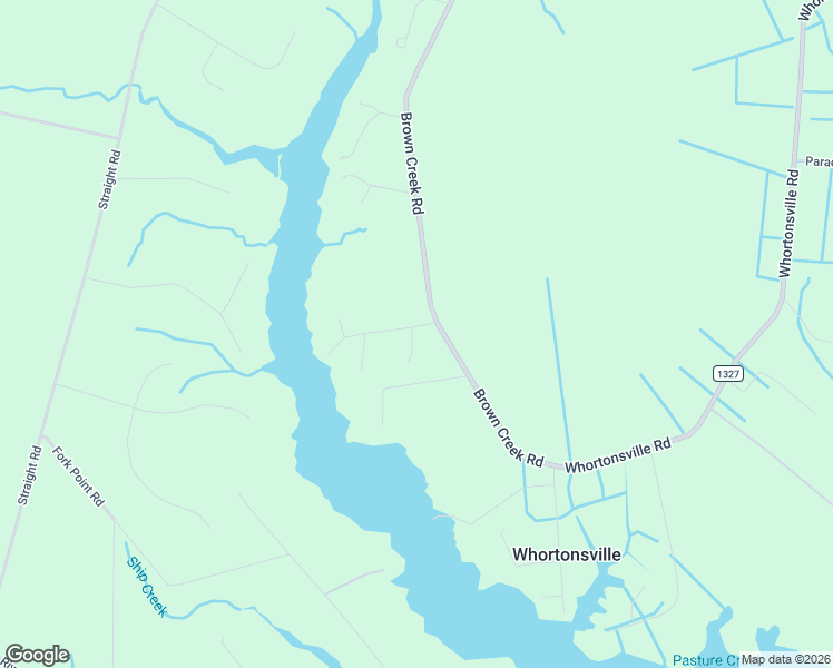 map of restaurants, bars, coffee shops, grocery stores, and more near 80 Sunset Drive in Pamlico