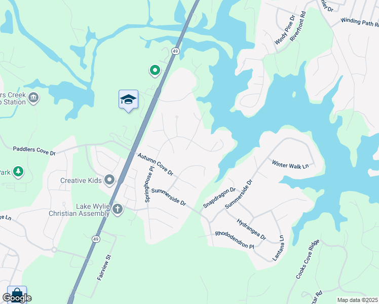 map of restaurants, bars, coffee shops, grocery stores, and more near 1854 Montague Road in Clover