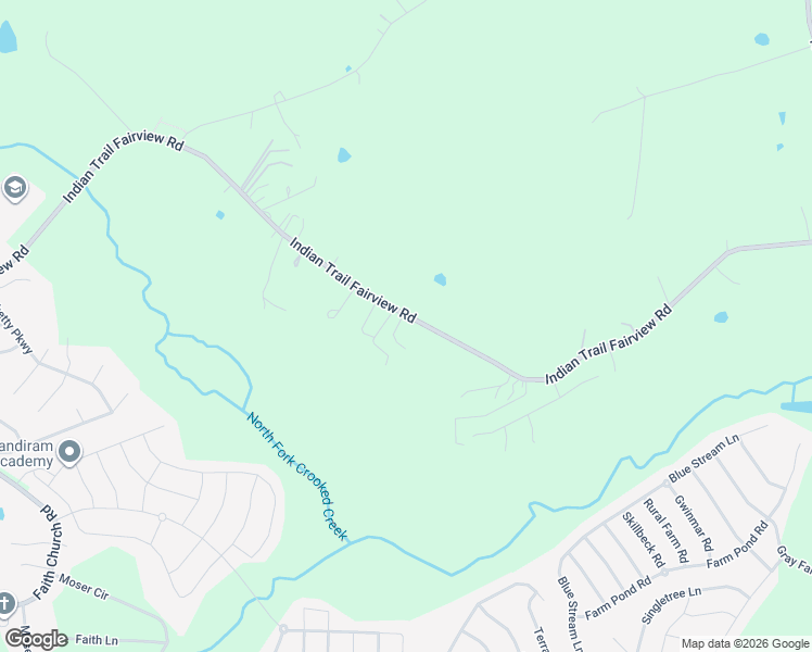 map of restaurants, bars, coffee shops, grocery stores, and more near 7306 Indian Trail Fairview Road in Indian Trail