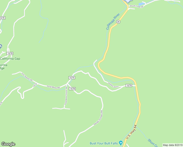 map of restaurants, bars, coffee shops, grocery stores, and more near 411 Gold Mine Road in Highlands