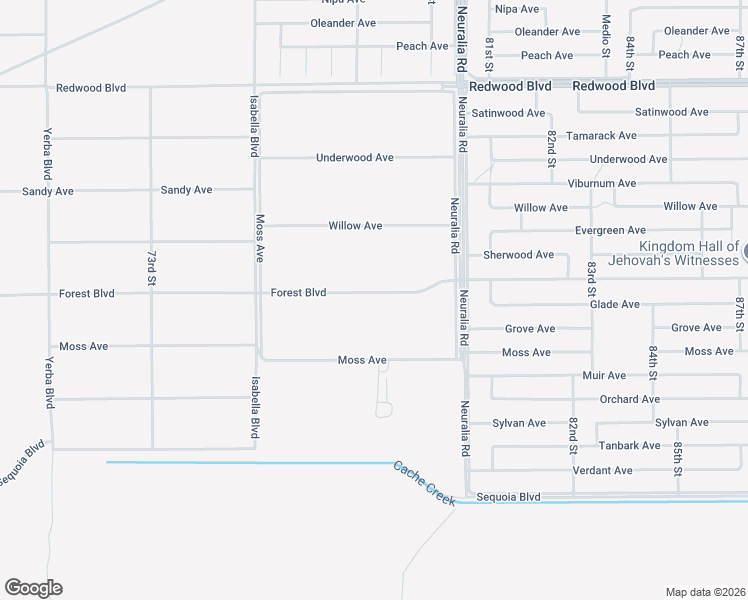 map of restaurants, bars, coffee shops, grocery stores, and more near 2 Mercedes Boulevard in Kern County