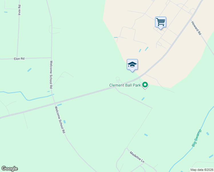 map of restaurants, bars, coffee shops, grocery stores, and more near 3562 Maxwell Rd in Autryville