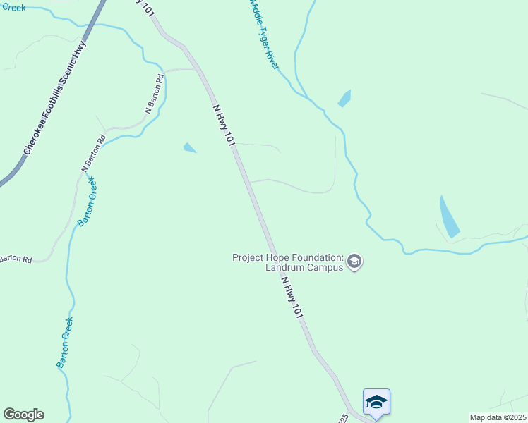 map of restaurants, bars, coffee shops, grocery stores, and more near 508 North Highway 101 in Landrum