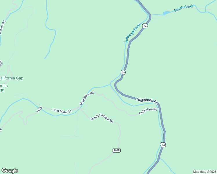 map of restaurants, bars, coffee shops, grocery stores, and more near 390 Gantes Gulch in Highlands