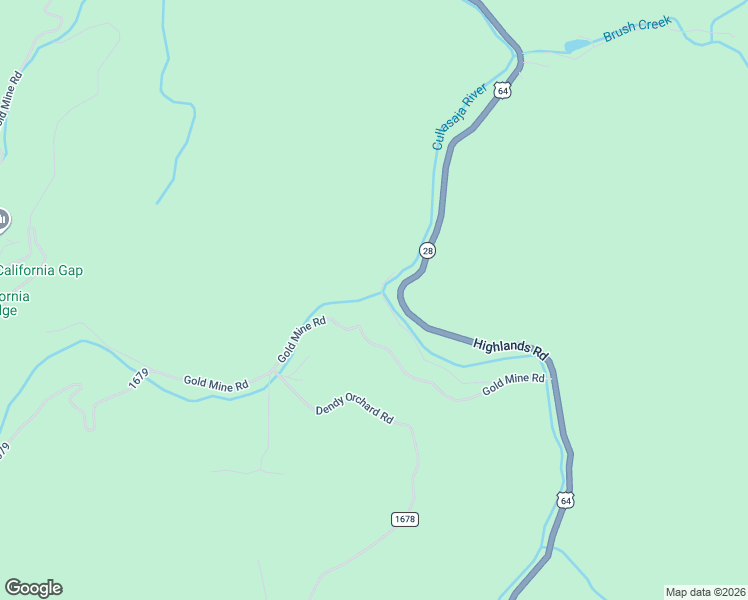 map of restaurants, bars, coffee shops, grocery stores, and more near 390 Gantes Gulch in Highlands