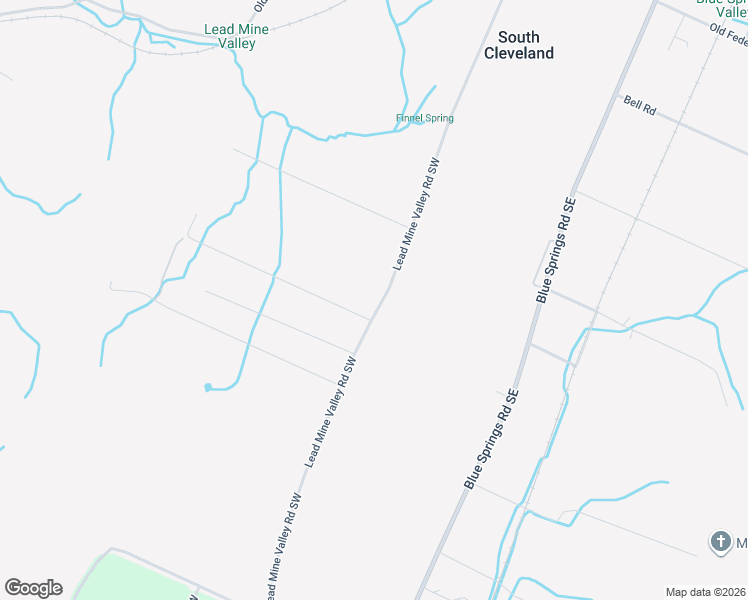 map of restaurants, bars, coffee shops, grocery stores, and more near 762 Lead Mine Valley Road Southwest in Cleveland