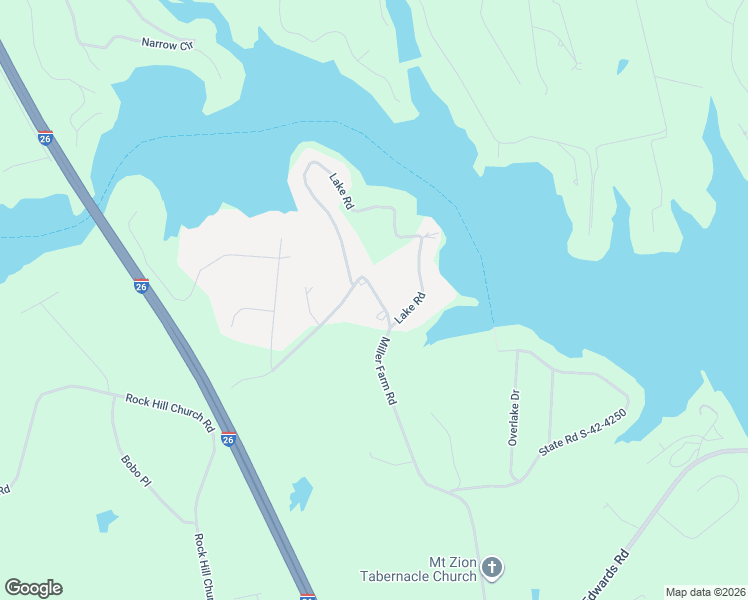 map of restaurants, bars, coffee shops, grocery stores, and more near 1265 Miller Farm Road in Inman