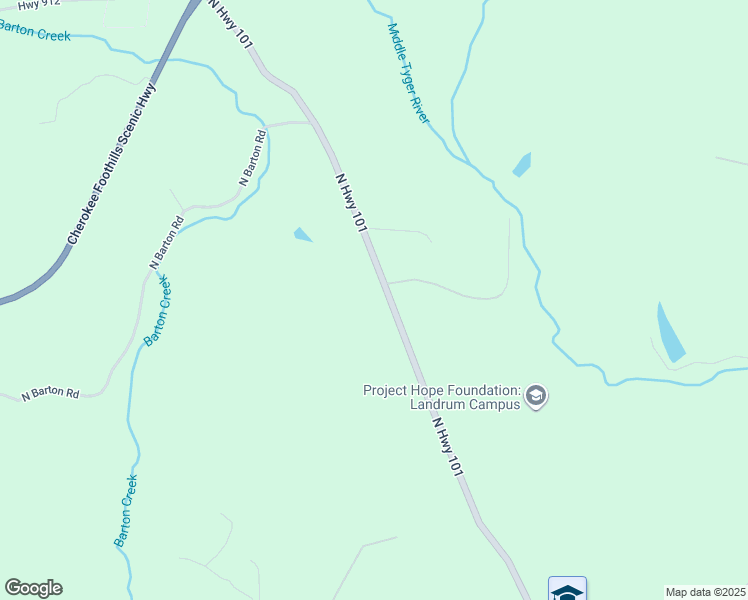 map of restaurants, bars, coffee shops, grocery stores, and more near 508 North Highway 101 in Landrum