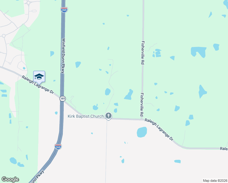 map of restaurants, bars, coffee shops, grocery stores, and more near 499 Jolly Way in Collierville