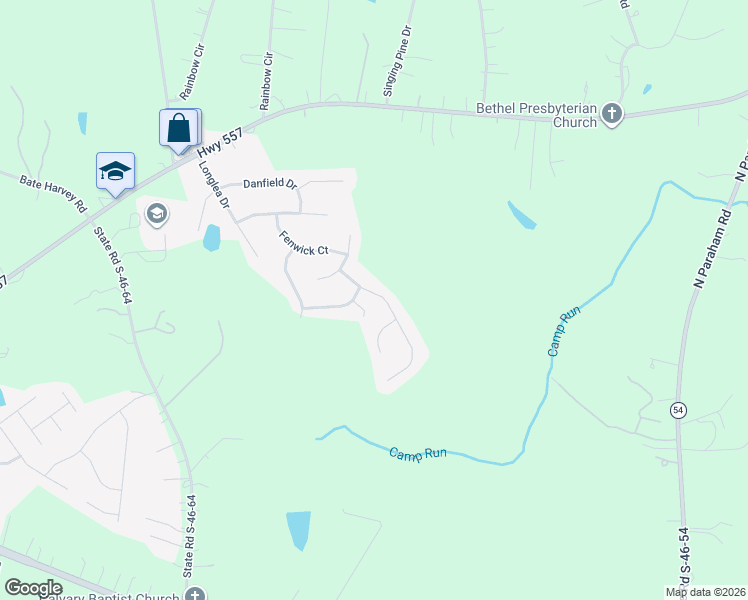 map of restaurants, bars, coffee shops, grocery stores, and more near 1913 Leesburg Drive in Clover