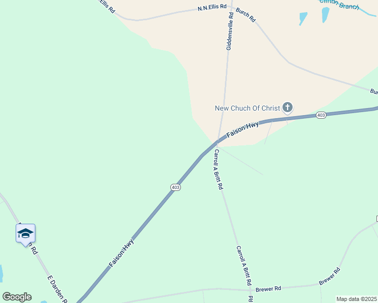 map of restaurants, bars, coffee shops, grocery stores, and more near 9230 Faison Highway in Faison