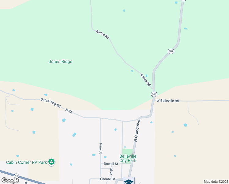 map of restaurants, bars, coffee shops, grocery stores, and more near in Belleville